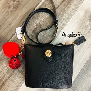 Coach Addie Crossbody Black Leather